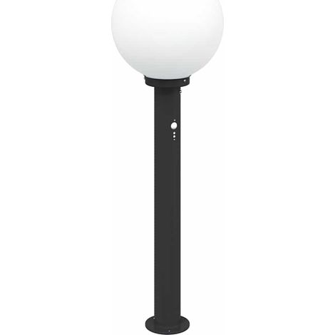 Baliza luminosa con sensor de 80 cm, color negro, IP44 vidaXL