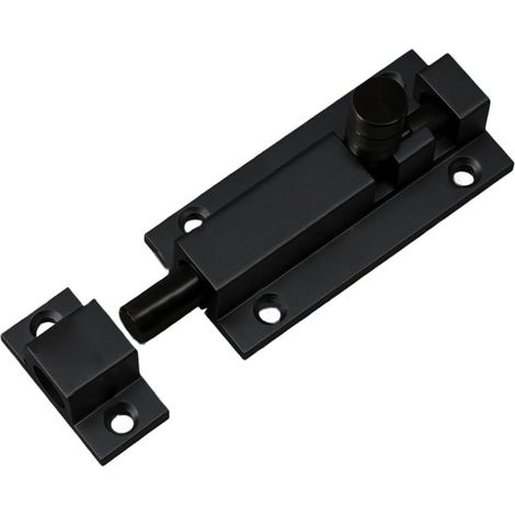 Verrou coulissant en inox pour porte intérieure - 8, 9 x 3, 9 x 1 (1/4)
