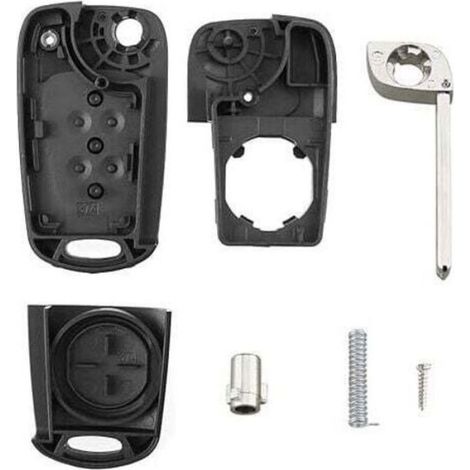 Coque De Clé - 6 4 X 3 6 X 1 85 Cm - Compatible Hyundai I10 I20 I30 Ix20 Ix35 Kia Rio Picanto Sportage - 2 Pièces (1/4)