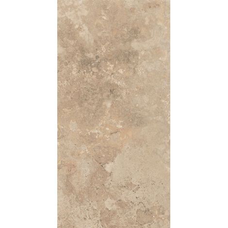 Carrelage sol / mur effet travertin CREMA TRAVERTINO l.60 x L.120 cm Mat LIMCARO