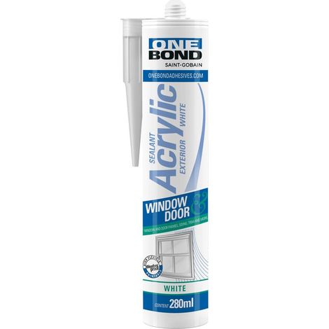Mastic acrylique extérieur BLANC (1pc) - OneBond ACRYLEXTBLANC (1/3)