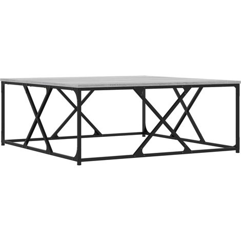 Maison Exclusive - Tavolino Salotto Grigio Sonoma 100x100x40 cm Legno Multistrato