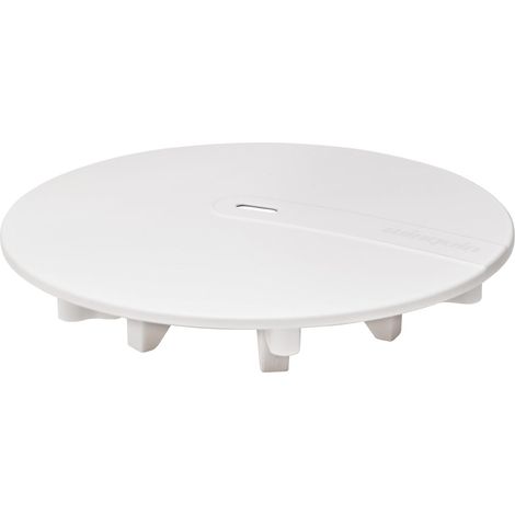 Wirquin – Bonde de douche SLIM+ Ø90mm – Dôme ABS blanc mat – Finition design – Garantie 10 ans – Pour entretien sans acide sulfurique