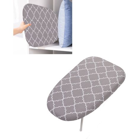 Petite table à repasser, fer à repasser pliant pour la maison, tapis de repassage, mini table à repasser, porte-planche à repasser, filet élégant - planche nue, sans housses de repassage (1/5)