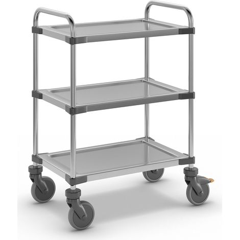 FRANKEL kaiserkraft, Chariot à plateaux en inox VARITHEK SERVO+ (1/5)