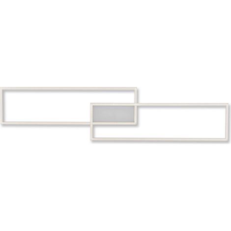 JustLight LED CCT Deckenleuchte Asmin nickel-matt 109,5 x 26 cm Deckenleuchte (1/3)