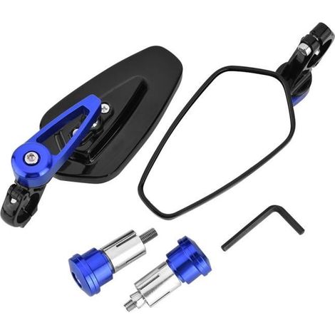 Embout de guidon rétroviseur latéral moto universel 7-8 22mm en aluminium -RAI (1/4)