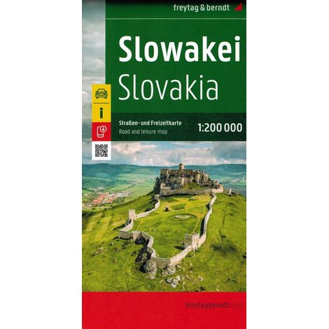 Slowakei 1:200.000. Straßen- und Touristenkarte. Erscheint 2025. Freytag & Berndt (1/4)