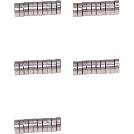 Convient pour 50 roulements à billes, roulement à gorge profonde 626-ZZ 6 mm, qualité industrielle supérieure.