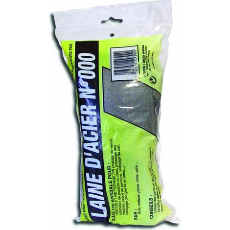 LAINE D'ACIER 200 G  N° 000 SACHET