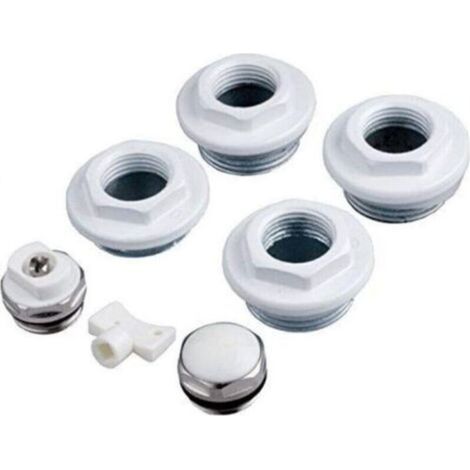 Kit de réducteur à filetage pour radiateurs de style rétro et radiateurs à colonnes traditionnels de 1 pouce (1/4)