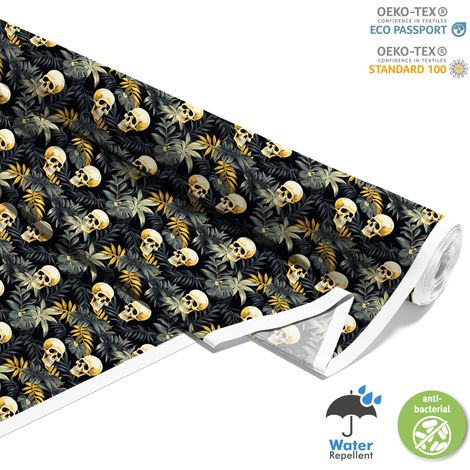 TESSUTI DECORATIVI PER ESTERNI OXFORD - Motivo Teschio I DX4686 (1/5)