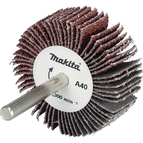 D-75378 Spazzola carta abrasiva per trapano, Ø50 x 20 mm, A40