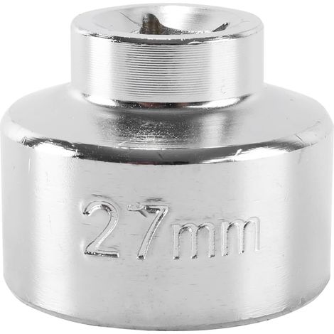 Clé à douille pour filtre à huile à profil bas de 27 mm, outil de démontage pour voiture (1/5)