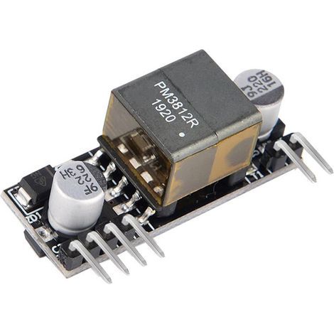 Convient aux modules DP1435 12V PoE, avec condensateurs solides, broches intégrées, standard 48V, petite taille, prend en charge l'Ethernet Gigabit 100M. (1/5)