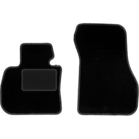 Alfombrillas delanteras negras para: BMW 2 F46 Gran Tourer (2015-)