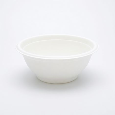 Bol jetable blanc 220 ml pour dessert glacé à emporter