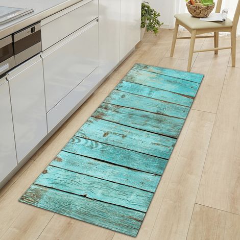 Tapis De Sol - Polyester - Non Glissant - Absorbant - Pour Salle De Bain Cuisine Entrée Couloir Chambre - 60 x 180 cm (1/3)