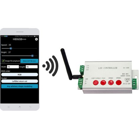 H806SB WiFi Controller, LED Controller, Wireless WiFi LED Strip Controller