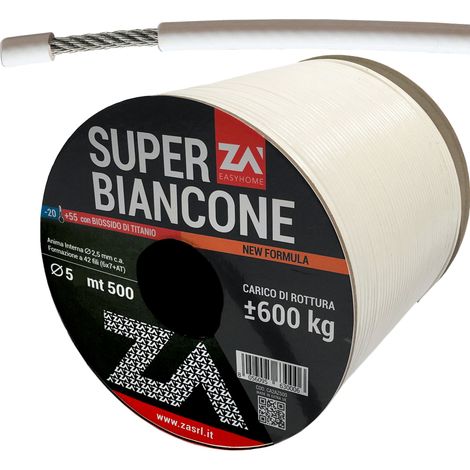 FILO STENDIBIANCHERIA SUPERBIANCONE ACC ZIN 5 MM- 500,0 ml