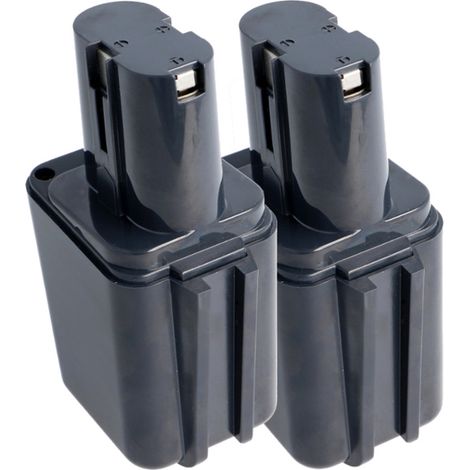 2x Trade-Shop Ni-MH Akku Ersatz für Bosch 2607300002 26073000002 2607335069 2607335095 2607335103 2607335012 für 9,6V Knolle Akku / 9,6V 2000mAh (1/4)