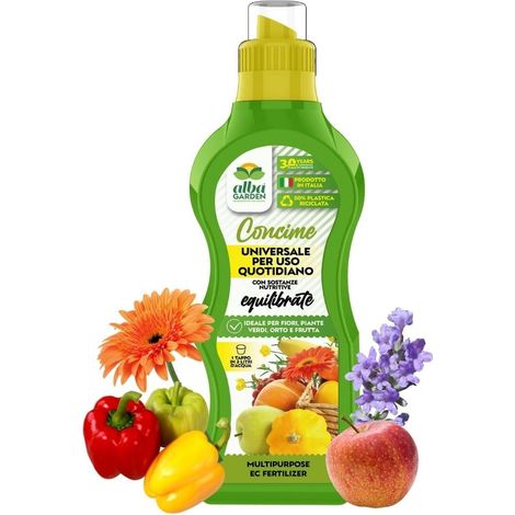 Concime Naturale Biologico, Universale Liquido Concentrato Fertilizzante per Tutte le Piante Universale con Minerali x 1 kg (1/5)