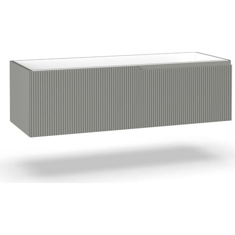 Base portalavabo 1 cestone ZIP grigio opaco (1/2)