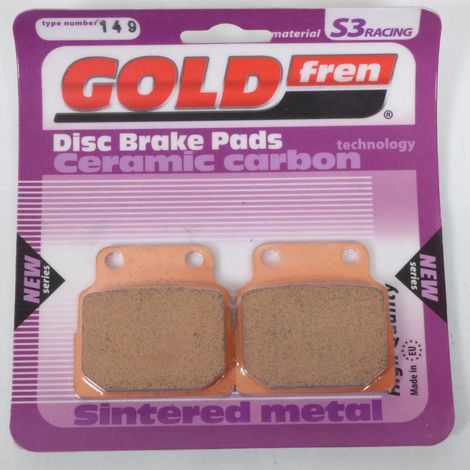 Bremsbelag gold fren für Motorrad honda 450 cb dx 1989 bis 1992 (1/2)