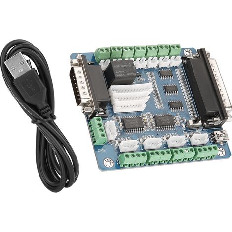 Carte de dérivation pour contrôleur de moteur pas à pas CNC 5 axes avec interface MACH3 (1/5)