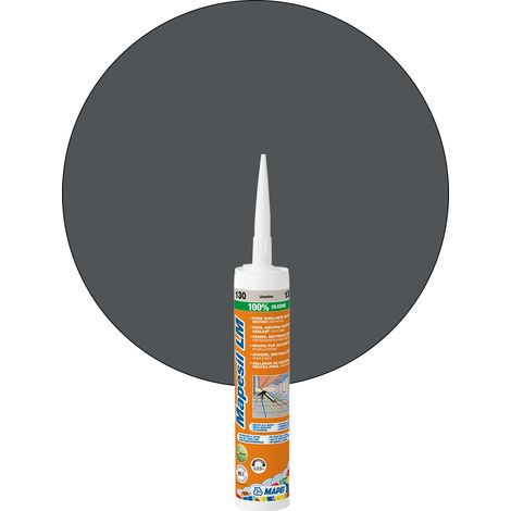 MAPESIL LM 310ml Mastic façade et pierre MAPEI - 114 Anthracite