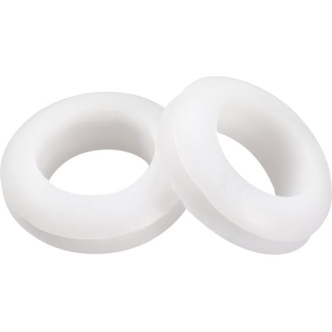 Passe Fil Caoutchouc Oeillet Passe Câble Protecteur Huile Resistant 12mm Montage Dia Blanc 100pcs (1/4)
