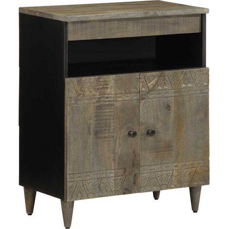 Sideboard 60x33x75 cm Massivholz Mango
