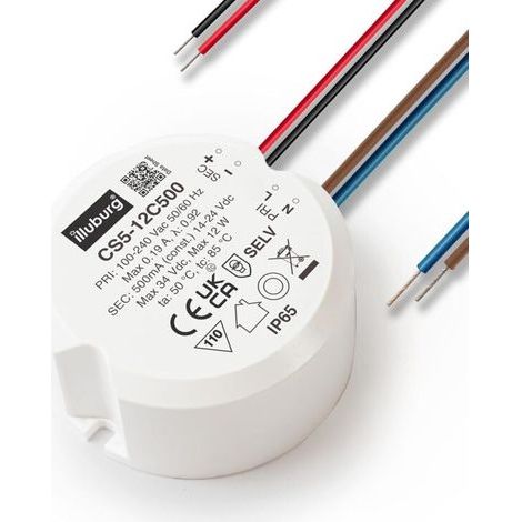 Transformateur LED Étanche IP65 500mA Courant Constant LED Bloc d'Alimentation Driver Power Supply(30-42V/450MA) (1/5)