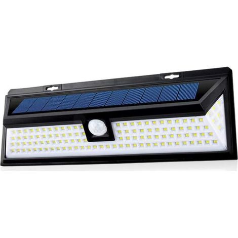 Lumières solaires en Plein air, 80 LED avec 2 têtes Solar Security Lights Capteur de Mouvement extérieur, Sécurité Solaire extérieure Lumière de sécurité pour la Porte d'entrée (1/5)