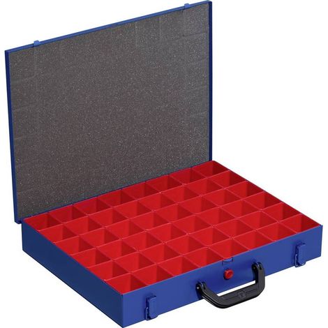 [NEUWERTIG] B-Ware Allit Sortimentskoffer EuroPlus Pro M 44H-48 48 Fächer variable Unterteilung (1/2)
