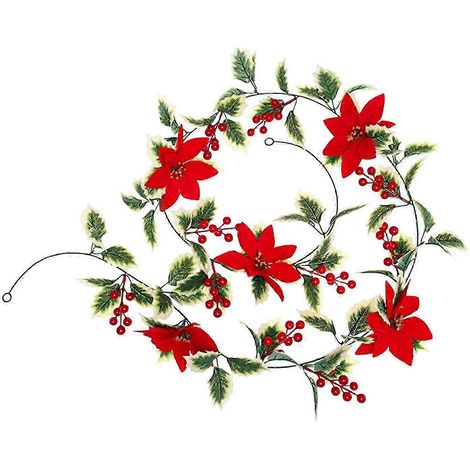 Décorations de sapin de Noël multicolores en rotin, fausses feuilles artificielles, taille unique. (1/5)