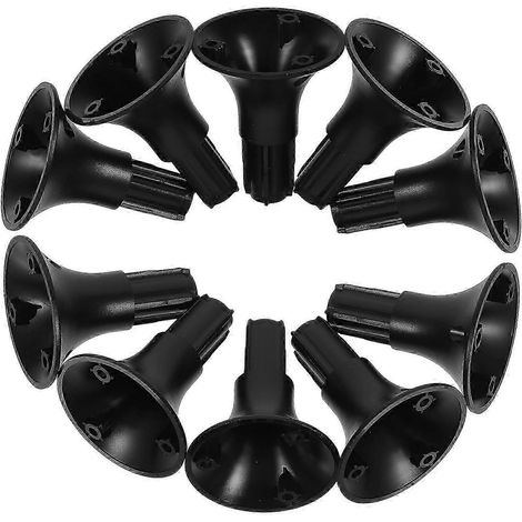 Support de lampe solaire de jardin en plastique, 7,00 x 6,00 x 2,10 cm, lot de 10 (1/5)
