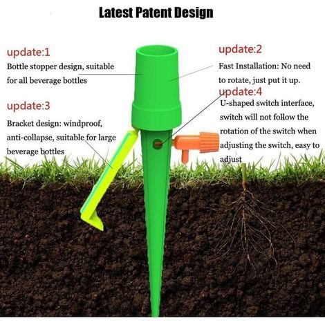 15 Pics Irrigation Goutte à Goutte, D'arrosage Automatique pour Plantes avec Système D'arrosage à Libération Lente pour Plantes D'intérieur, (1/3)