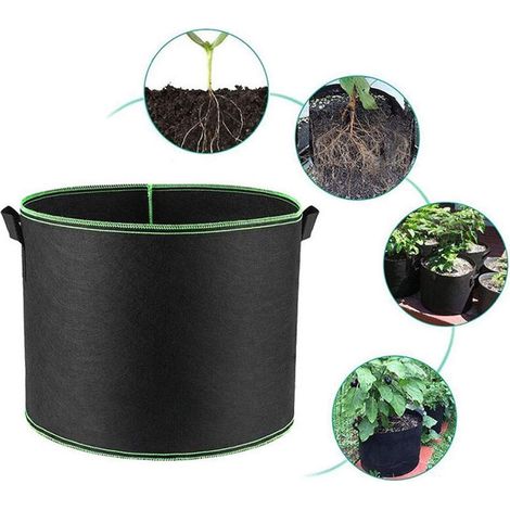 Filiyano – Sac à plantes Triumph tissé réutilisable en non-tissé pour plantes, tomates et fraises (paquet de 2) (1/5)