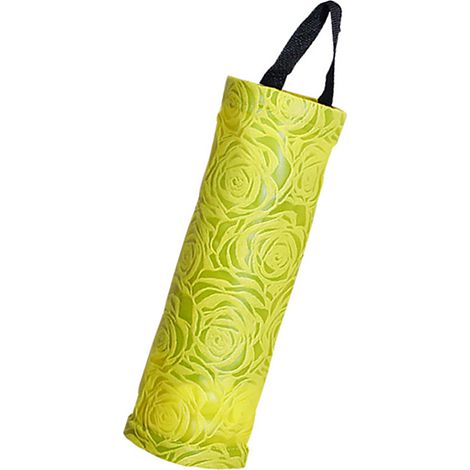 Porte‑Sac Plastique avec Distributeur et Fixation Murale Support Mural Polyvalent Organisateur (Nylon‑Meshs 11.5x37.5cm Multicolore) (1/5)