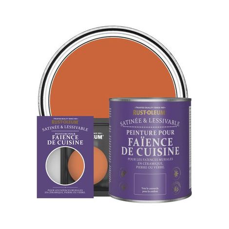 Peinture pour Faïence de Cuisine, Finition Satinée - Thé Chaï (1/2)