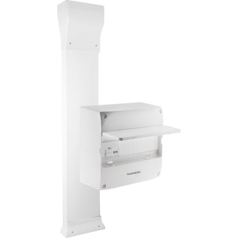 Thomson – Pack GTL – Coffret de communication DTI avec 4 connecteurs RJ45 CAT 5E – Montage facile sur mur ou GTL – 3 cm d'espace libre (1/2)