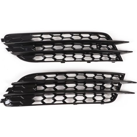 2x Nebelscheinwerfergitter links/rechts RS6 Glanzschwarz Ersatzteil A6 C7 2012-2015 (1/5)