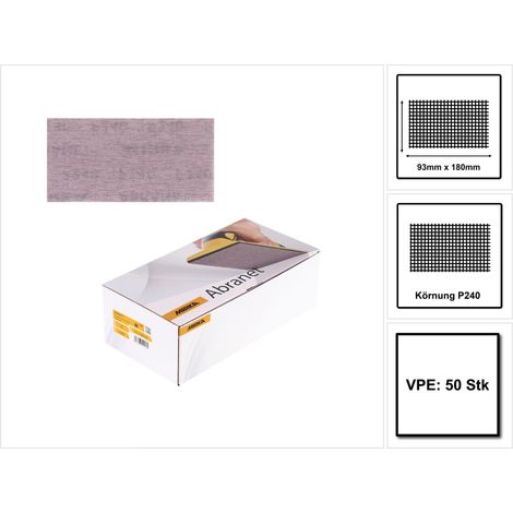 Mirka ABRANET Schleifstreifen Grip 93x180mm P240 50 Stk. ( 5412805025 ) (1/5)