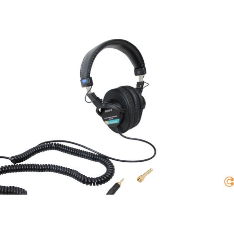 [GEBRAUCHT] B-Ware Sony Bügelkopfhöhrer Mdr 7506 Schwarz Over Ear Kopfhörer 100 D B 3 M Spiralkabel