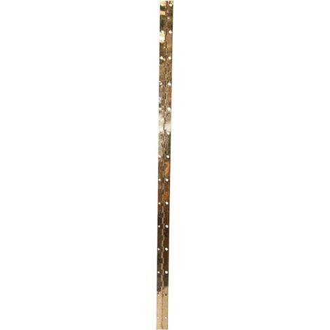 Vynex – Charnière piano laiton 32mm x 960mm – Pour bois dur – Charge maximale 50kg – Charnière pour meuble (1/4)