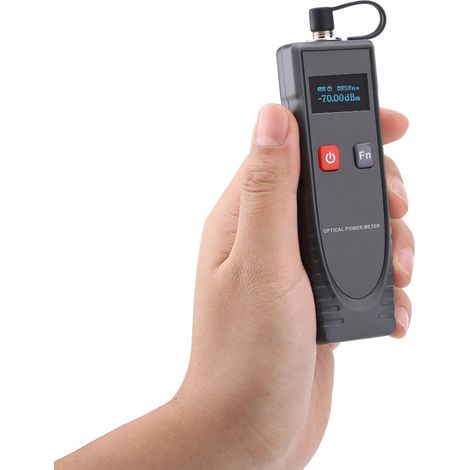 Testeur de câbles réseau portable numérique WT65 avec écran LCD et wattmètre optique (1/5)