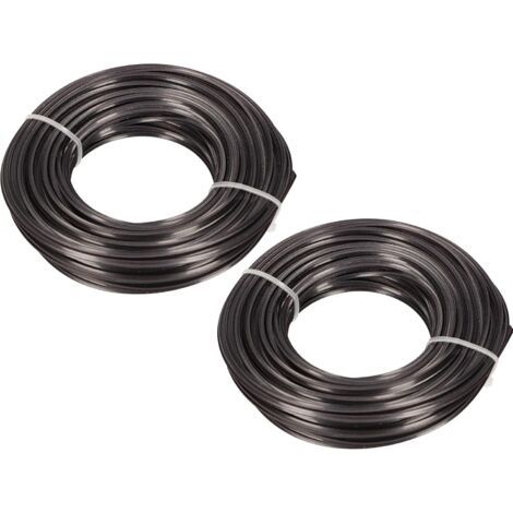 Lot de 2 bobines de fil renforcé pour débroussailleuse professionnelle 2,4 mm x 15 m (30 m)-NANOTEH (1/5)