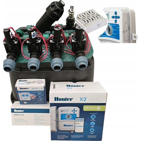 Set Hunter a 4 sezioni: collettore con filtro e compressore, X2, lancia, Rainclik, pozzetto, PE 20 (1/5)