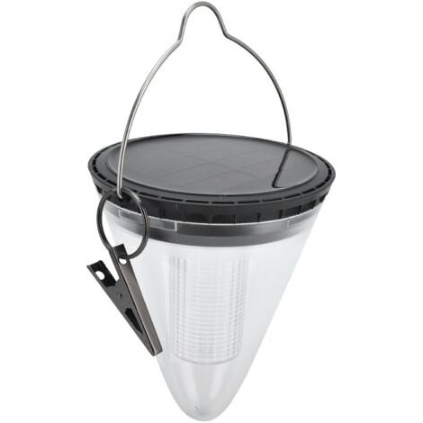 Lampada LED solare decorativa da appendere per esterni, giardino, patio, illuminazione paesaggistica, luce calda, luce bianca (1/5)